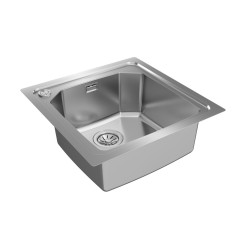 Teka Brooklyn 50M-XP 1B Lavabo sobre-encimera Plaza Acero inoxidable