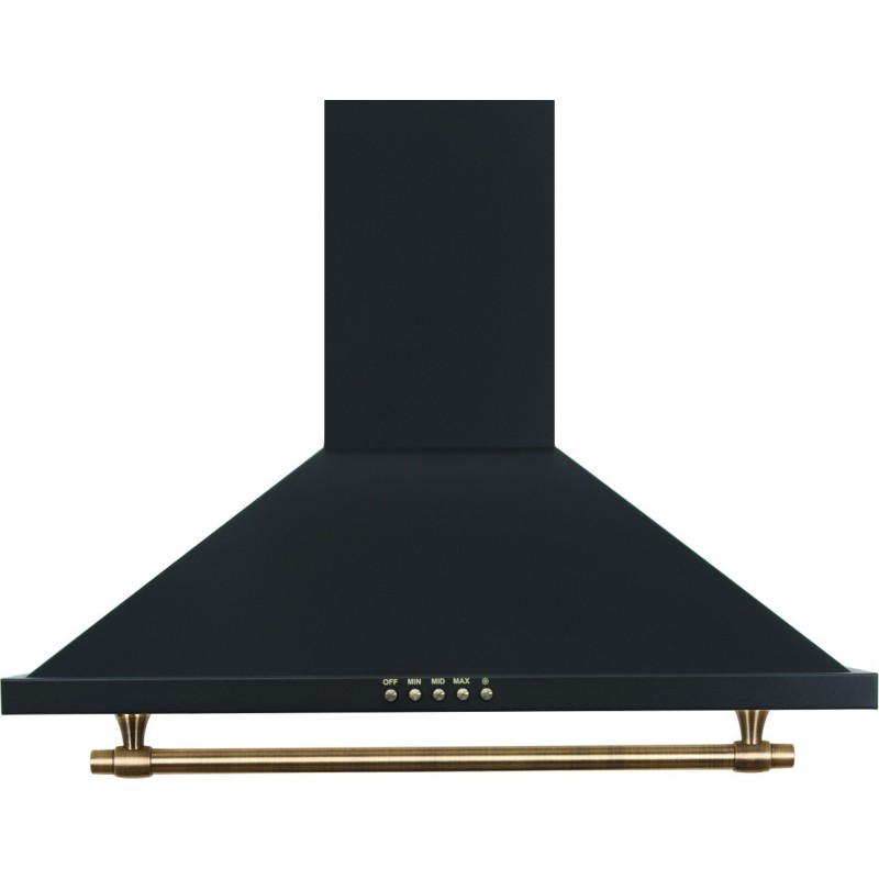 Vitrokitchen CD651R campana De pared Negro 400 m³ h
