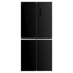 Aspes A418800ENFN nevera puerta lado a lado Independiente 362 L Negro