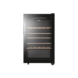 Haier Wine Bank 50 Serie 3 HWS33GG Nevera de vino Independiente Negro 33 botella(s)