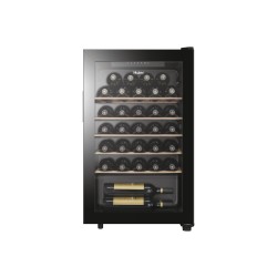 Haier Wine Bank 50 Serie 3 HWS33GG Nevera de vino Independiente Negro 33 botella(s)
