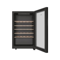 Haier Wine Bank 50 Serie 3 HWS33GG Nevera de vino Independiente Negro 33 botella(s)
