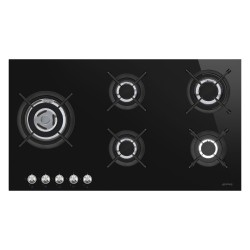 Smeg PV395LCN hobs Negro Integrado 90 cm Encimera de gas 5 zona(s)