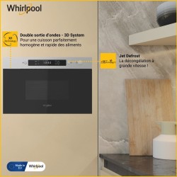 Whirlpool Microwaves Acero inoxidable Solo microondas Integrado 22 L 750 W