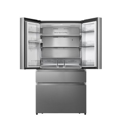 Hisense RF749N4SWSE nevera puerta lado a lado Independiente 579 L Acero inoxidable