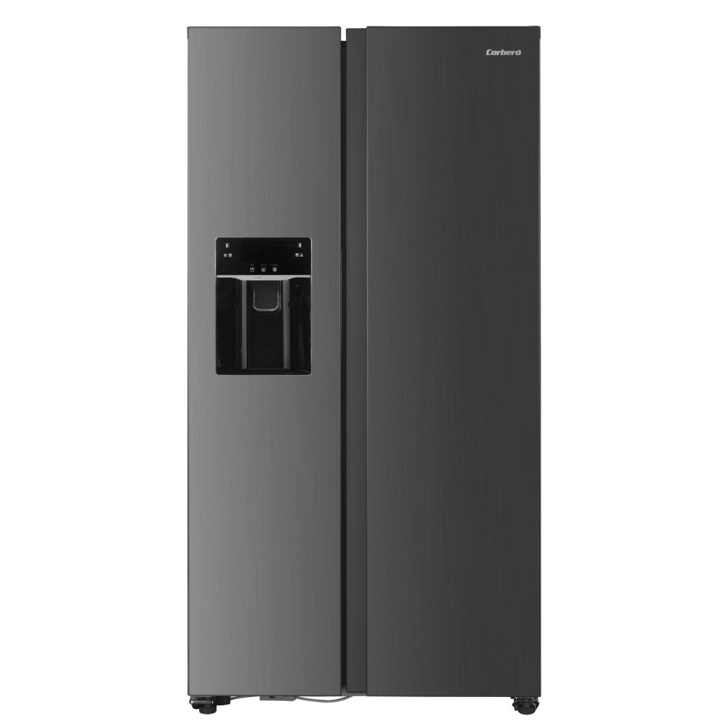 Corbero CFSBSH830NFXICE nevera puerta lado a lado Independiente 513 L Acero inoxidable