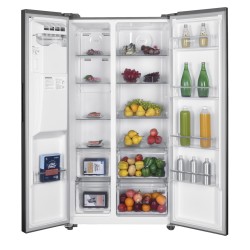 Corbero CFSBSH830NFXICE nevera puerta lado a lado Independiente 513 L Acero inoxidable