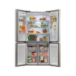 Haier HCR5919ENMM Independiente 643 L Platino, Acero inoxidable