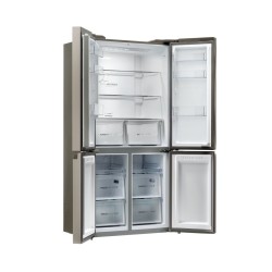 Haier HCR5919ENMM Independiente 643 L Platino, Acero inoxidable