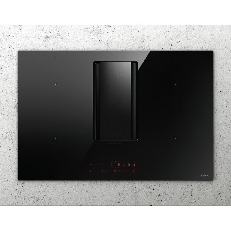 Elica NIKOLATESLA ALPHA BL A 78 Negro Integrado 78 cm Con placa de inducción 4 zona(s) Campana integrada