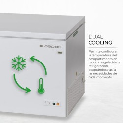Aspes ACH6200EDC congelador Arcón congelador Independiente 600 L Blanco