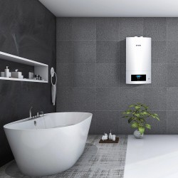 HTW Beroa Vertical Sin depósito (instantánea) Sistema de calentador combinado Blanco