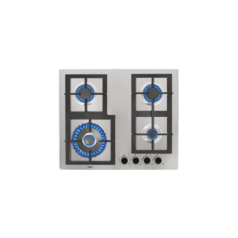 Teka EFX 60.1 4G AI AL DR CI Acero inoxidable Integrado 60 cm Encimera de gas 4 zona(s)