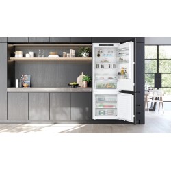 Siemens iQ300 KB96NVFE0 nevera y congelador Integrado 383 L Blanco