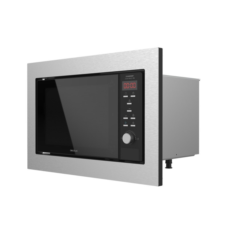 Cecotec 01389 microondas Negro, Acero Microondas con grill Integrado 23 L 900 W