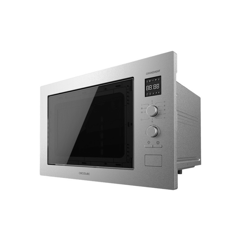 Cecotec 01400 microondas Negro, Acero Microondas con grill Integrado 25 L 1320 W