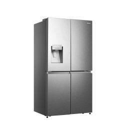 Hisense RQ760N4SASE nevera puerta lado a lado Independiente 584 L Acero inoxidable
