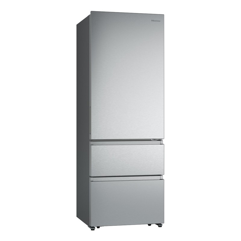 Hisense RT641N4AIE nevera y congelador Independiente 493 L Acero inoxidable