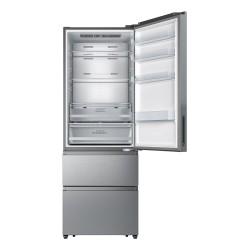 Hisense RT641N4AIE nevera y congelador Independiente 493 L Acero inoxidable