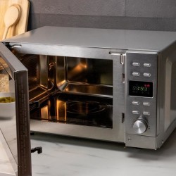 Cecotec 01399 microondas Negro, Acero Microondas con grill Encimera 20 L 700 W
