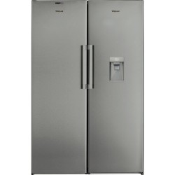 Whirlpool UW8 F2Y XBI F 2 Congelador vertical Independiente 263 L Acero inoxidable
