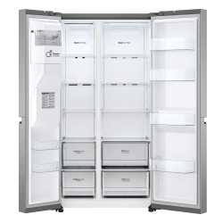 LG GSLV70PZTD nevera puerta lado a lado Independiente 635 L Metálico, Plata