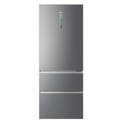 Haier 3D 70 Serie 3 A3FE743CPJ Independiente 450 L Platino, Acero inoxidable
