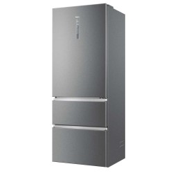 Haier 3D 70 Serie 3 A3FE743CPJ Independiente 450 L Platino, Acero inoxidable