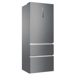 Haier 3D 70 Serie 3 A3FE743CPJ Independiente 450 L Platino, Acero inoxidable