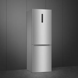 Smeg FC19XDNC nevera y congelador Independiente 326 L Acero inoxidable