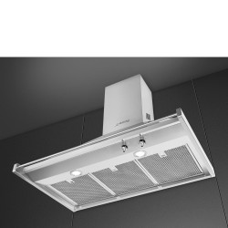 Smeg KD90HXE campana De pared Acero inoxidable 630 m³ h