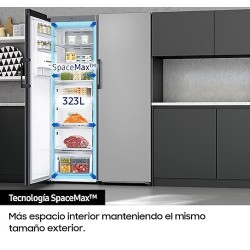 Samsung RZ32A7485S9 EF congelador Congelador vertical Independiente Acero inoxidable