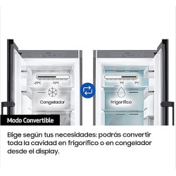 Samsung RZ32A7485S9 EF congelador Congelador vertical Independiente Acero inoxidable