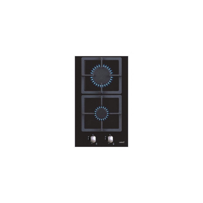 CATA SCI 3002 BK Negro Integrado 30 cm Encimera de gas 2 zona(s)