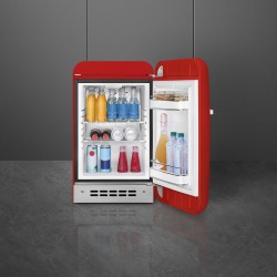 Smeg FAB5RRD5 frigorífico Independiente 34 L Rojo