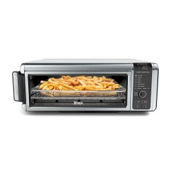 Ninja SP101 Sencillo 10 L Independiente 2400 W Freidora de aire caliente Negro, Acero inoxidable