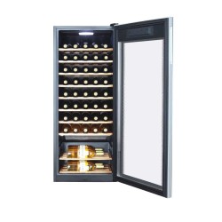 Haier Wine Bank 50 Serie 3 WS50GA Nevera de vino Independiente Negro 50 botella(s)