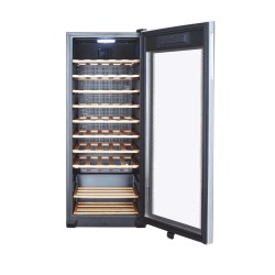 Haier Wine Bank 50 Serie 3 WS50GA Nevera de vino Independiente Negro 50 botella(s)
