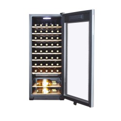 Haier Wine Bank 50 Serie 3 WS50GA Nevera de vino Independiente Negro 50 botella(s)