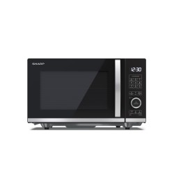 Sharp YC-QG204AE-B microondas Negro Microondas con grill Encimera 20 L 800 W