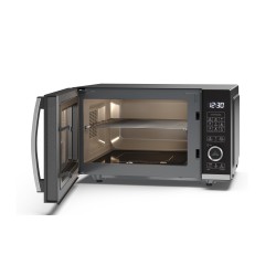 Sharp YC-QG204AE-B microondas Negro Microondas con grill Encimera 20 L 800 W