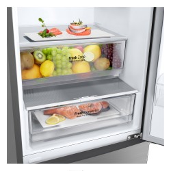 LG GBP62PZNAC.APZQEUR nevera y congelador Independiente 384 L Acero inoxidable