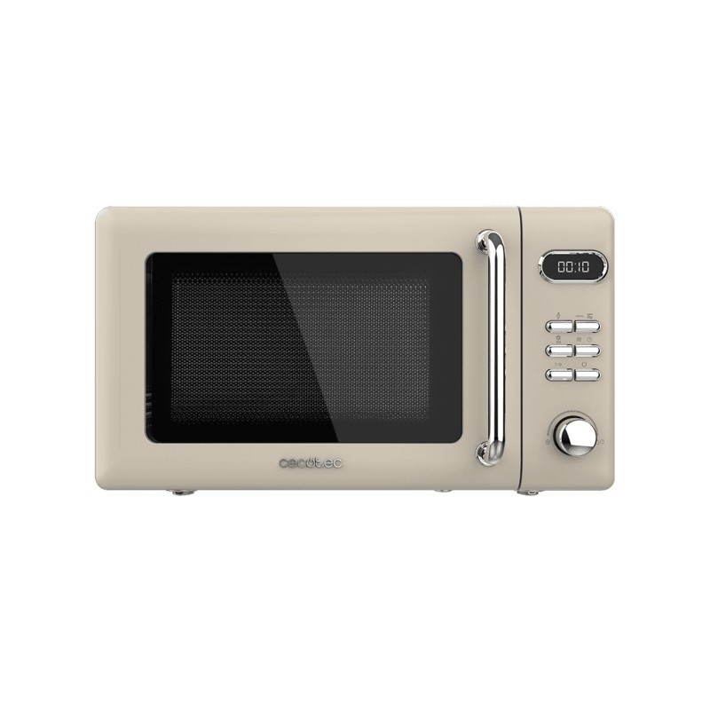 Cecotec 01714 microondas Beige Microondas con grill Encimera 20 L 700 W