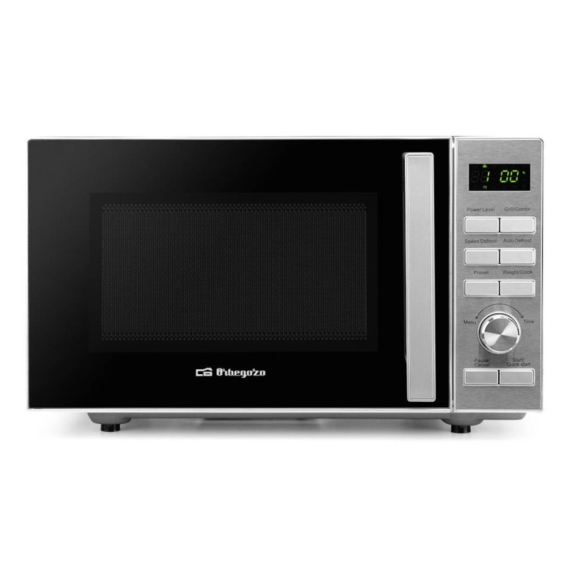 Orbegozo MIG 2050 CE microondas Negro, Plata Microondas con grill Encimera 20 L 800 W