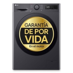 LG F4DR6010AGM lavadora-secadora Independiente Carga frontal Negro