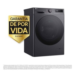 LG F4DR6010AGM lavadora-secadora Independiente Carga frontal Negro