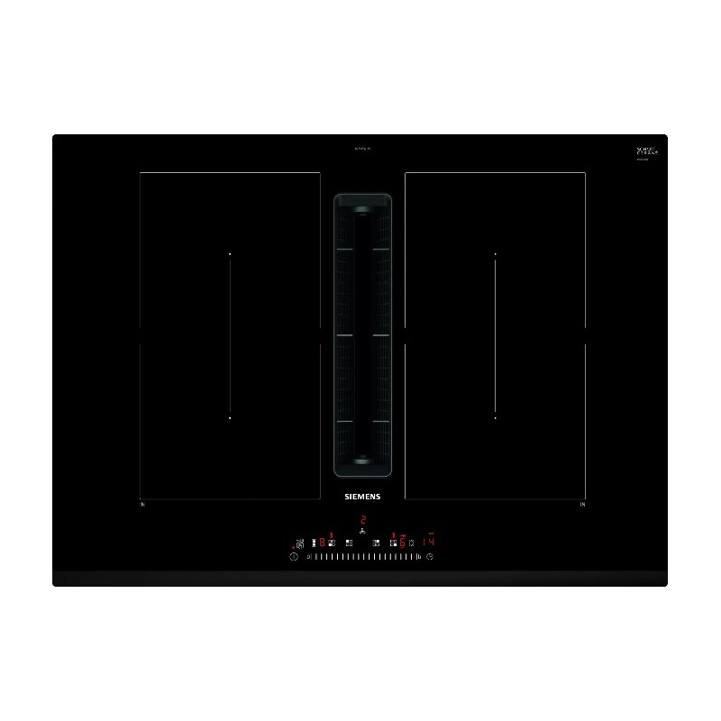 Siemens iQ500 ED731FQ15E hobs Negro Integrado 70 cm Con placa de inducción 4 zona(s) Campana integrada