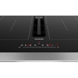 Siemens iQ500 ED731FQ15E hobs Negro Integrado 70 cm Con placa de inducción 4 zona(s) Campana integrada