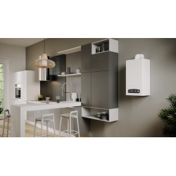 Ariston Cares S 24 Vertical Sin depósito (instantánea) Sistema de calentador único Blanco