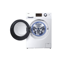 Haier Serie 636 HWD100-BP14636N lavadora-secadora Independiente Carga frontal Blanco